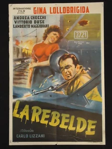 ¡ATENCIÓN! ¡BANDIDOS! (1951) * PÓSTER DE PELÍCULA GINA LOLLOBRIGIDA * GUERRA * ARGENTINA 1sh - Imagen 1 de 1