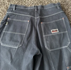Vintage Y2K Regal Wear Denim Jeans Black Baggy Goth Jesse Pinkman Mens 38x34 - Picture 1 of 7