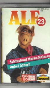 MC Kassette ALF, Folge 23 Schluckauf Marke Melmac/ Onkel Albert Karussell - Picture 1 of 1