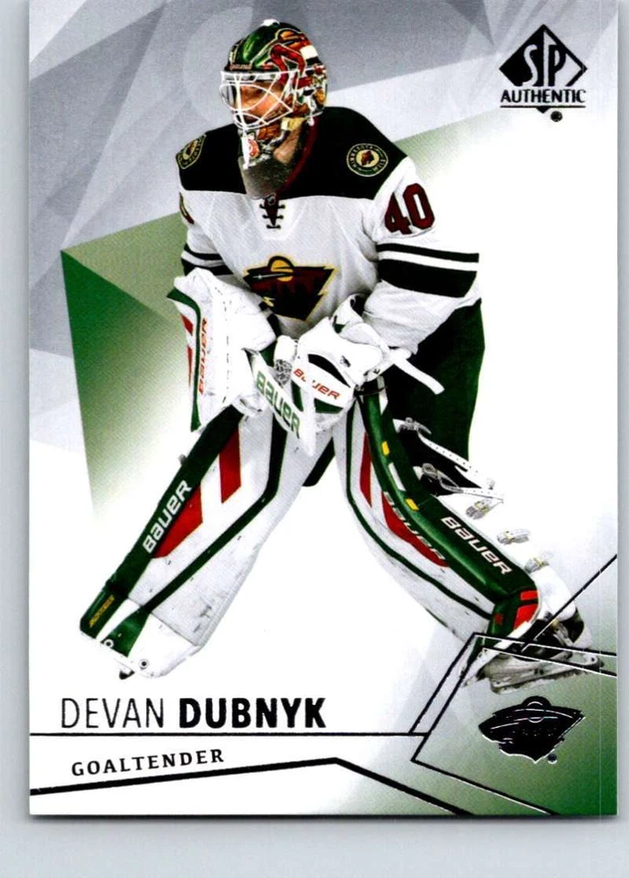 (HCW) 2015-16 Upper Deck SP Authentic #100 Devan Dubnyk Wild - Image 1 of 1