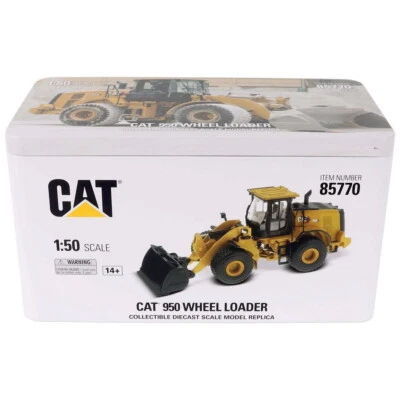 DM 1/50 Scale CAT 950 Wheel Loader Diecast Model Toy Gift NIB #85770 - Image 1 of 4