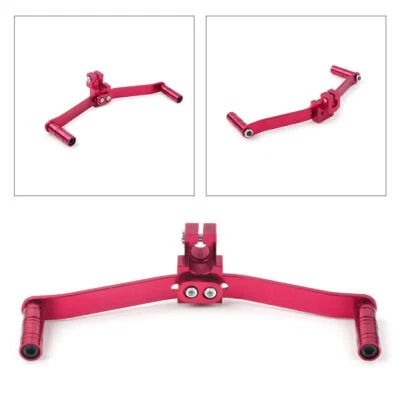 Durable Red Aluminum 2 Way Gear Shift Lever Footrest Pedal Shifter Motorcycle UK - Image 1 of 4