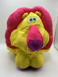 Fisher Price Puffalump Big Things Yellow Lion Stuffed Plush Toy Pillow Huge 24” - Bild 1 von 7