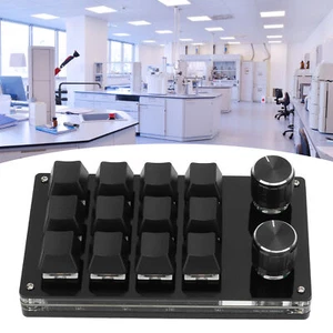 12 Key Portable Mini Macro Mechanical Keyboard For Gaming PC Office - Picture 1 of 22