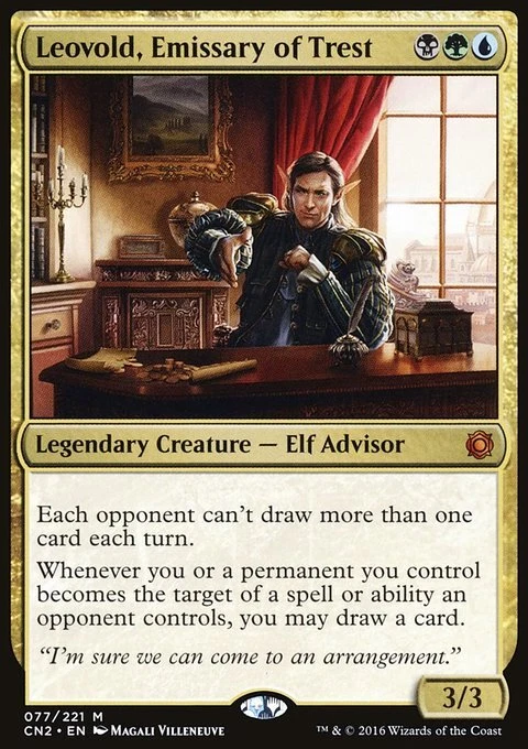 MTG Leovold, Emissary of Trest (77/234) Conspiracy Take the Crown LP - Image 1 of 1