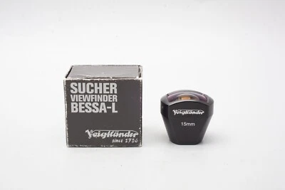 Voigtlander 15mm View finder Viewfinder, Shoe Mount for Rangefinder Camera - Image 1 of 4