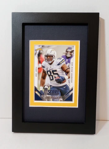 Antonio Gates San Diego Chargers Display Custom Framed NFL Football Card Plaque Cover