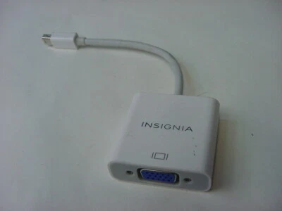 INSIGNIA MINI DISPLAYPORT TO VGA ADAPTER CORD CABLE ADAPTER - Image 1 of 3