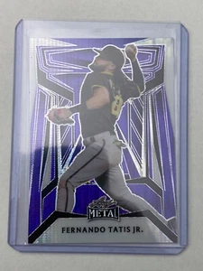 Fernando Tatis Jr. 2023 Leaf Metal Pulsar Purple /8 - Picture 1 of 2
