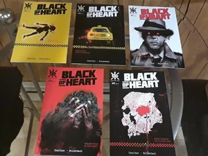 Black Of Heart #1 2 3 4 5 (2020 Source Point) Chris Charlton / David Hollenbach - Imagen 1 de 12