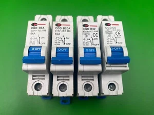 Lewden Control Gear MCB B6 CGD B6A C6 CGD C6 B20 CGD B20A B32 CGD B32 - Imagen 1 de 8
