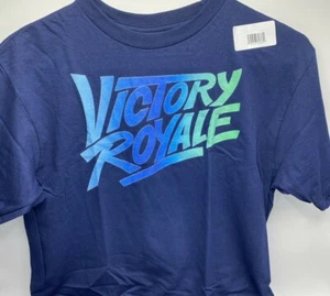 Boys Large (14/16) Fortnite Victory Royale Tee Shirt Short Sleeve Logo Graphic - Picture 1 of 3
