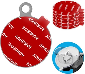 6 Pack Dashboard Pad Mounting Disk Adhesive for Suction Cup Car Phone Holder - Picture 1 of 12