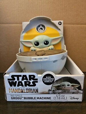 Star Wars The Mandalorian Grogu, Baby Yoda, máquina de burbujas - *NUEVO* Foto 1 de 2