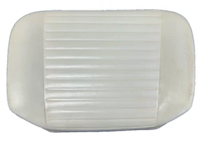 Harley-Davidson 52051-63B OEM Golf Cart Seat Back, White Leather - Picture 1 of 15