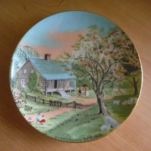SPRING Currier & Ives Collectors Plate, Four Seasons Series - Picture 1 of 1