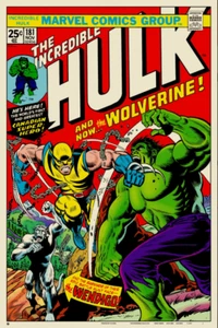 MONDO DER UNGLAUBLICHE HULK #181 SIEBDRUCK POSTER 1. FULL WOLVERINE #57/165 - Bild 1 von 1