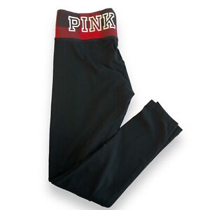 PINK Victoria’s Secret Yoga Leggings Red Plaid Size M 0364