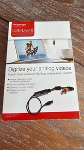 HAUPPAUGE USB-LIVE2 Analog Video Digitizer AV Video Grabber schwarz - Bild 1 von 6