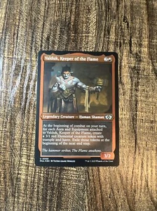 MTG March of the Machine ( Valduk, Keeper of the Flame ) Foil Etched #0089 - Picture 1 of 1