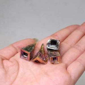 Natural Aura Rainbow Quartz Titanium Bismuth Crystal Specimen Healing Gemstone - Picture 1 of 12