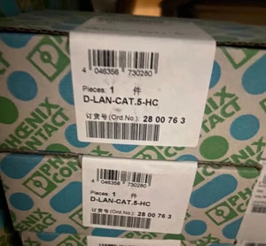 1 szt. Phoenix Contact 2800763 Ochrona przeciwprzepięciowa D-LAN-CAT.5-HC - Zdjęcie 1 z 2