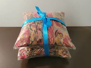 Set Vintage di Due (2) Cuscini Oldkilim in Lana Vantappeto Tessuti a Mano Made in Turchia - Foto 1 di 7