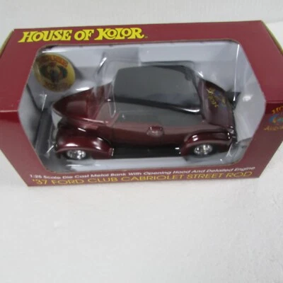 Ford Club Cabriolet Street Rod 1937 House of Kolor SpecCast nuevo en caja Foto 1 de 4