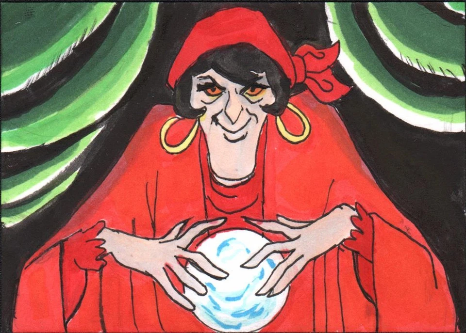 Scooby Doo Gypsy A Gaggle of Galloping Ghost ORIGINAL SKETCH CARD PARMENTER 1/1 - Image 1 of 1