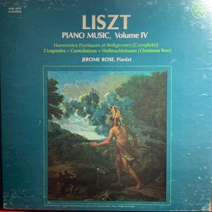 LISZT-PIANO MUSIC-VOL. IV-ROSE-ORIGINAL VOX RECORDS 3-LP VINYL BOX SET-USED - Picture 1 of 5