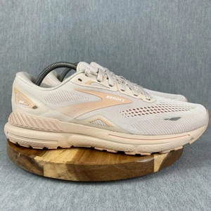 Brooks Adrenaline GTS 23 Shoes Womens Size 11.5 Pink Peach Sneakers Running - Picture 1 of 9