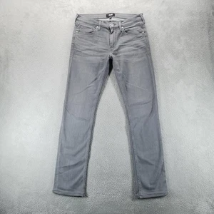 Pantalones de mezclilla Paige para hombre 32x32 gris Lennox ajustados rectos tiro medio elásticos - Imagen 1 de 9