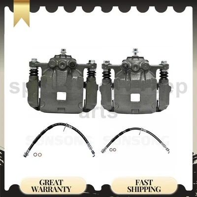 Manguera de freno delantera con pinzas para Ford Fiesta 1,6 L Foto 1 de 4