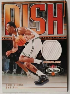 2002-03 Fleer Box Score Dish and Swish Game Worn Jersey #DSM17 Paul Pierce NM-MT - Picture 1 of 4