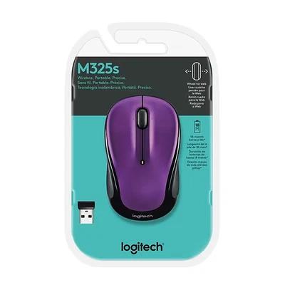 Logitech M325s Wireless Mouse - Violet 910-006826 NEW - Image 1 of 3