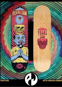 Pearl Jam Pittsburgh 16.05. und 18.5.Konzert Event Skateboard Deck Hard Rock - Bild 1 von 1
