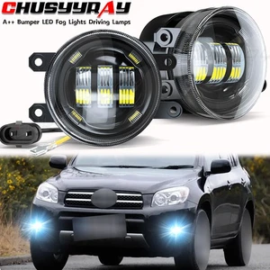 FOR TOYOTA RAV4 2006 2007 2008 PAIR FRONT BUMPER FOG LIGHT LAMP CLEAR LENS AA+ - Picture 1 of 12