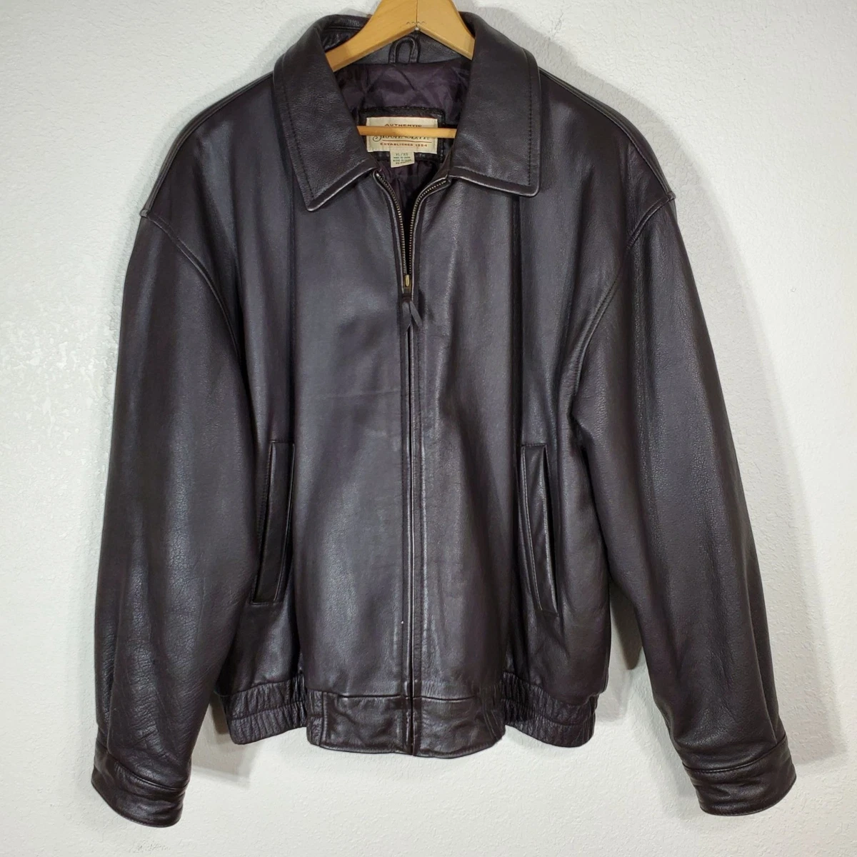st johns bay leather jacket products for sale | eBay