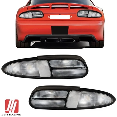 For 1993-02 Chevy Chevrolet Camaro Z28/SS Halogen Tail Lights Lamps 4 Holes Pair Foto 1 de 4