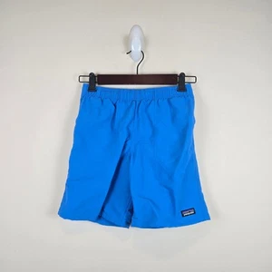 Patagonia Kids Baggies Shorts Size L/12 7" Inseam Lined Vessel Blue 67053 - Picture 1 of 4