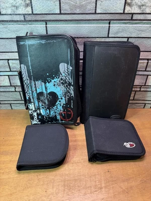 1990s Vintage CD Cases Sleeves, 4x LOT, Holds over 250 CDs and DVDs, QuikShip - Image 1 of 4