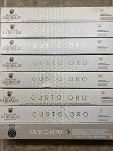 8 PACK Gusto Oro Nespresso Roasted And Ground Coffee Capsules 80 PODS - Picture 1 of 8