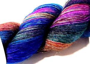 DRAGONFLY 114.4gr 400yd Skein IRELAND Hedgehog Fibers SKINNY SINGLES Merino YARN - Picture 1 of 16