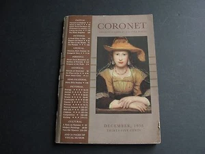 Vintage- December 1936 Coronet Magazine- Portrait of a Young Woman. - Picture 1 of 12