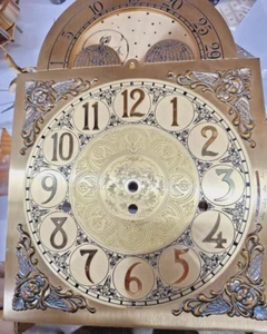 Hermle Grandfather clock dial for 1161-853 strait winding arbor - Afbeelding 1 van 3