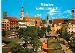 Picture Postcard, Munich, Munchen, Viktualienmarkt - Picture 1 of 2