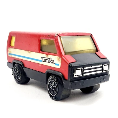 Minivan Tonka vintage de acero prensado de 5 pulgadas años 70 Foto 1 de 4
