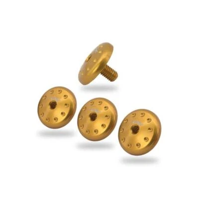 CNC Racing gold windshield screw kit Ducati Hyperstrada 939 2016 - Изображение 1 из 4