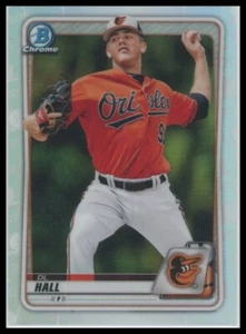 Bowman Draft Chrome Refractor 2020 #BD-82 DL Hall Baltimore Orioles - Imagen 1 de 1