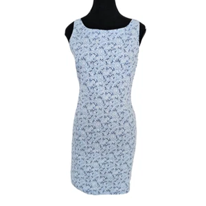 Reitmans Petites Blue Floral Dress, Size 10 (M) - Bild 1 von 12